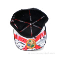 6 panelen snapback cap borduurwerk